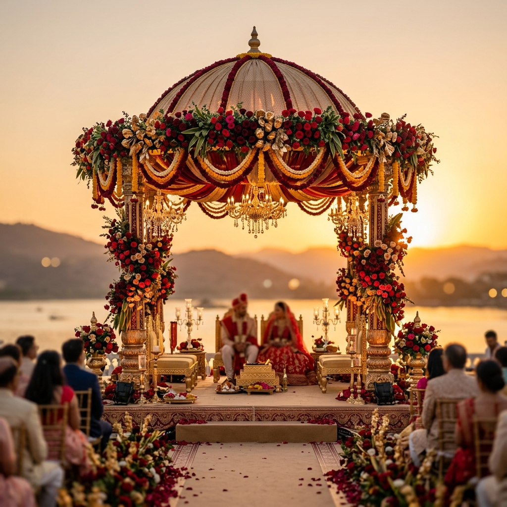 Premium Jain Wedding Setup